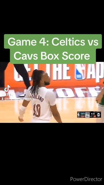 cavs celtics box score